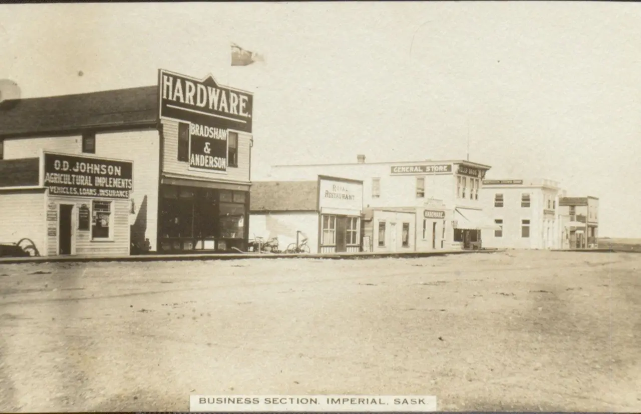Business Section, Imperial, about 1910