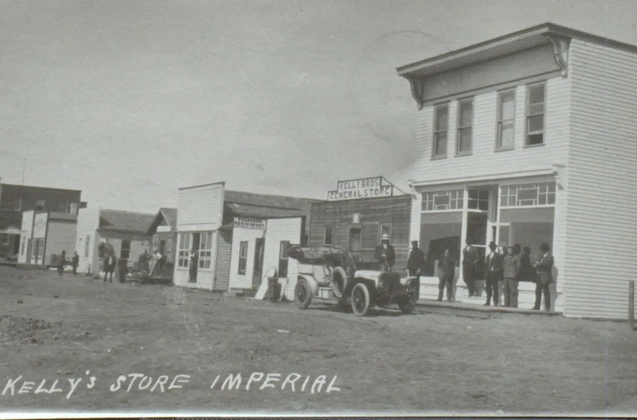 Kelly Bros. General Store, Imperial, about 1912